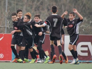 Celebrando el gol